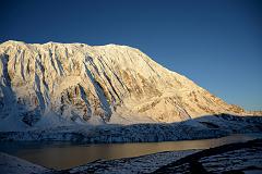 01 La Grande Barriere And Tilicho Peak With Tilicho Tal Lake Below At Sunrise From The Eastern Camp At 5036m